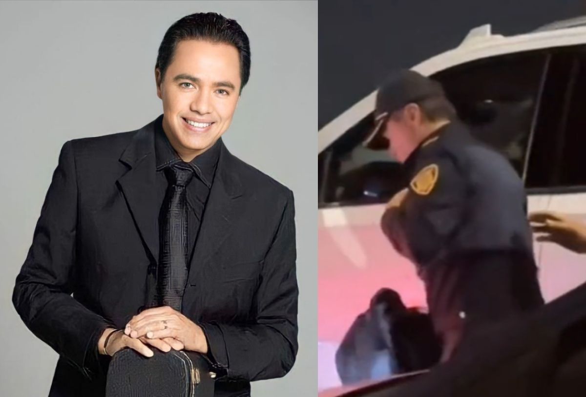 Integrante de ‘Los Temerarios’ es salvado por la policía tras quedar atrapado en el tráfico 😅