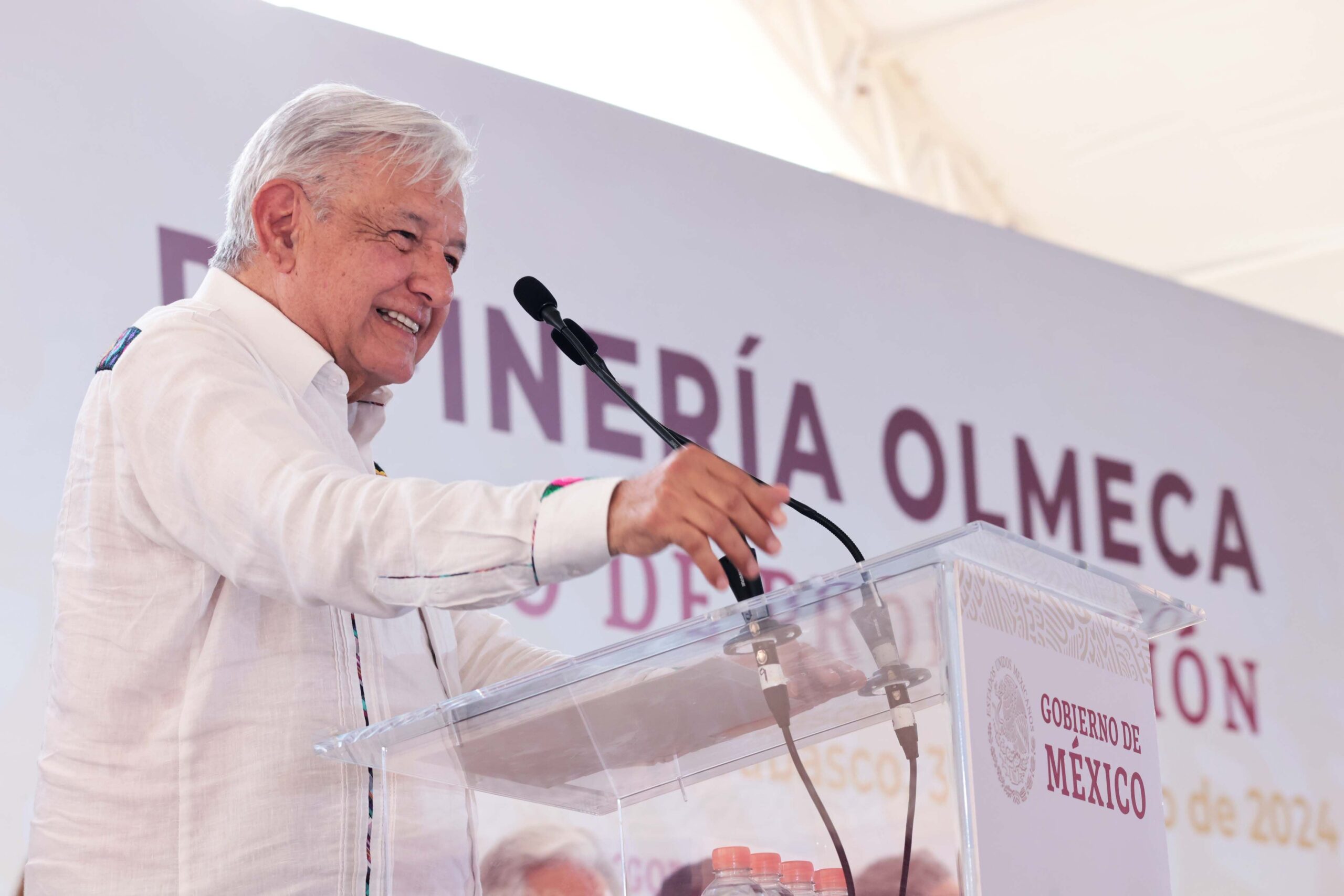 AMLO: en 15 días producirá Dos Bocas 20% de la gasolina del país​