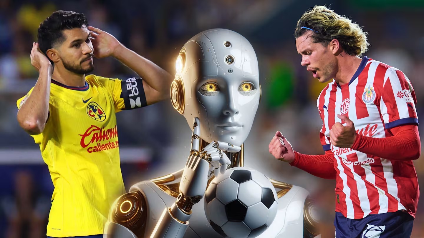 Mejor ya no jueguen… Inteligencia artificial predice el RESULTADO del Clásico América vs Chivas